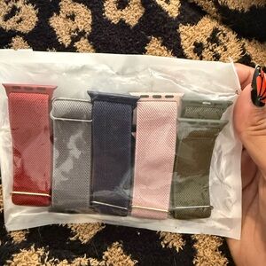 Set of 5 Apple Watch Bands in Assorted Colors apple se 40mm